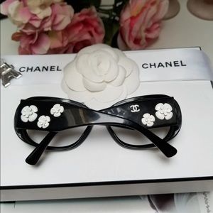 Rare Auth Chanel acetate Camilla eyeglasses/sunglasses frame